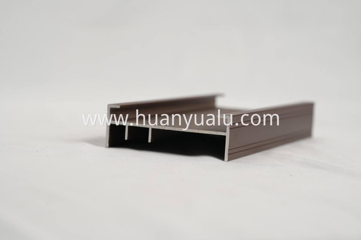 Spray painted door and window profiles